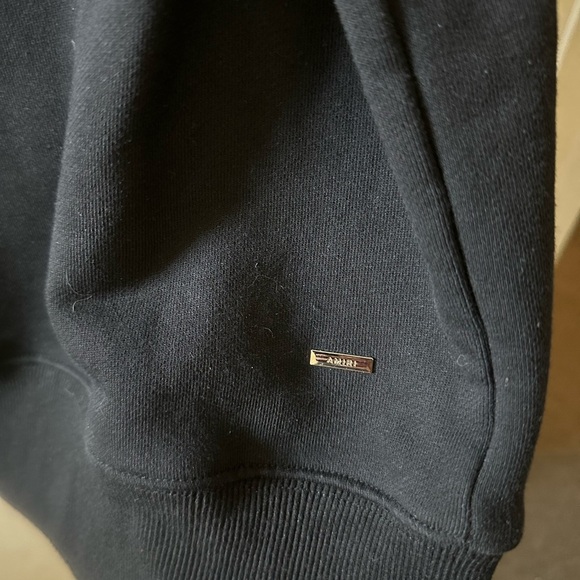 AMIRI Black Hoodie with Blue Snake Design - Picture 4 of 6